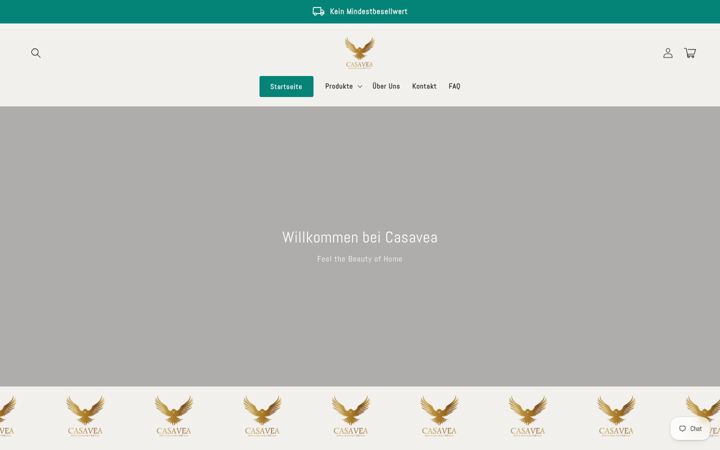 Screenshot von casavea.de