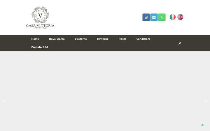 Screenshot of casavittoria.cloud