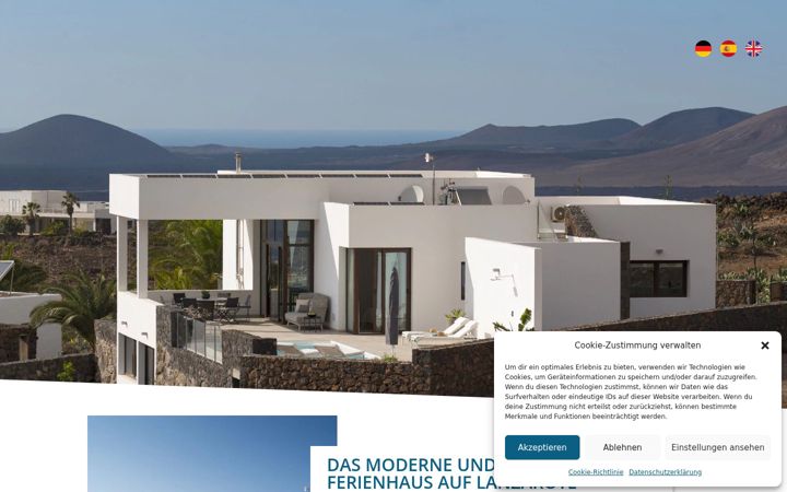 Screenshot of casavolcanlanzarote.com