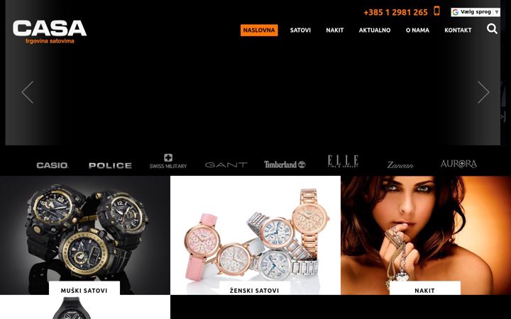 Screenshot of casawatch.hr