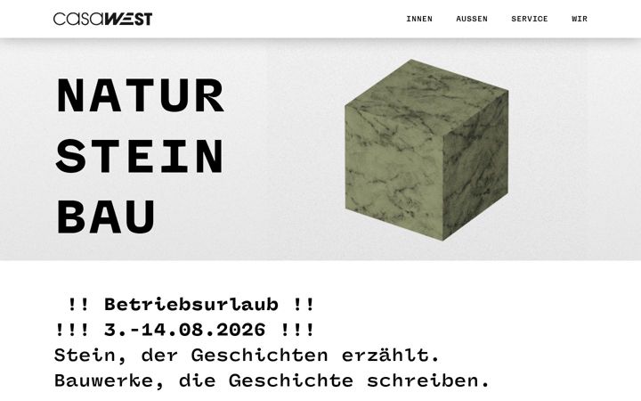 Screenshot of casawest.at