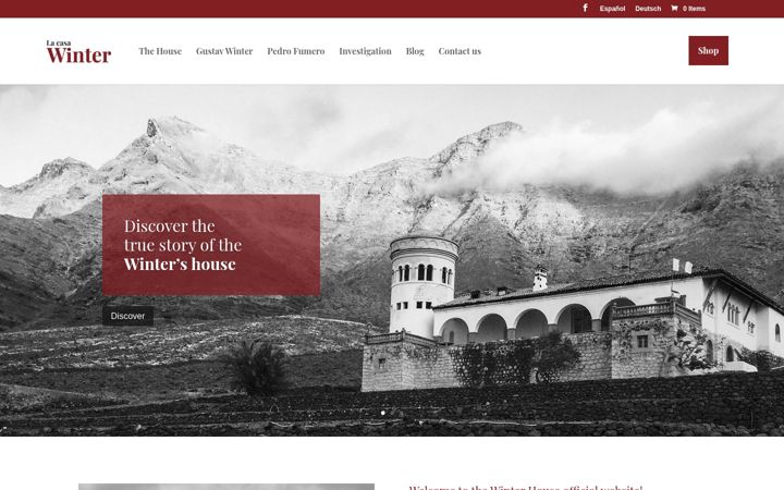 Screenshot of casawinter.com