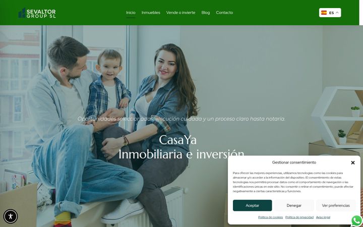 Screenshot of casaya.net