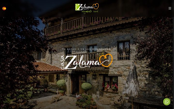 Screenshot of casazalama.es