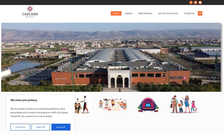 Screenshot of cascada-mall.com