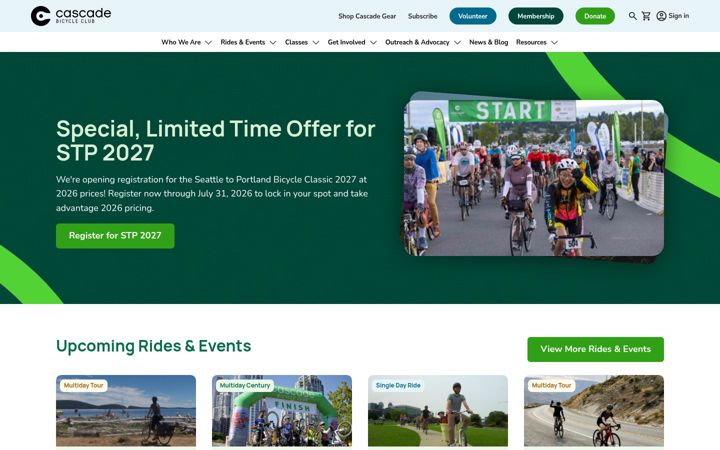 Screenshot of cascade.org