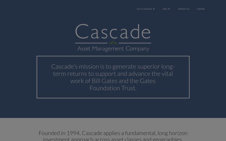 Screenshot of cascadeassetmanagement.com