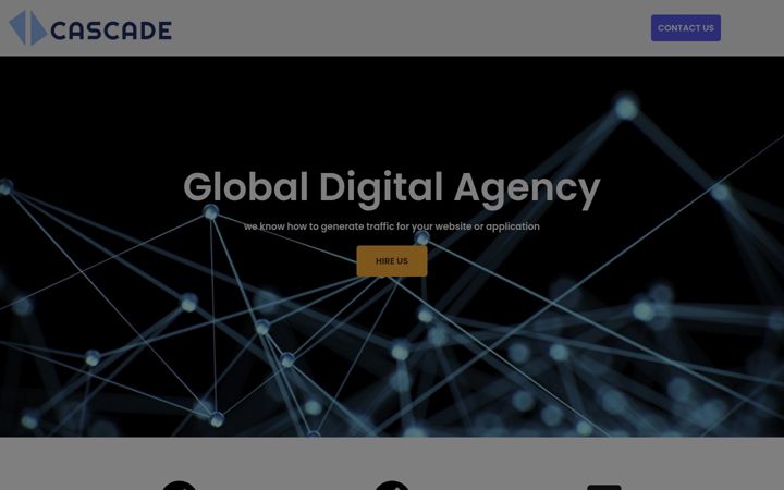 Screenshot of cascademedialtd.com
