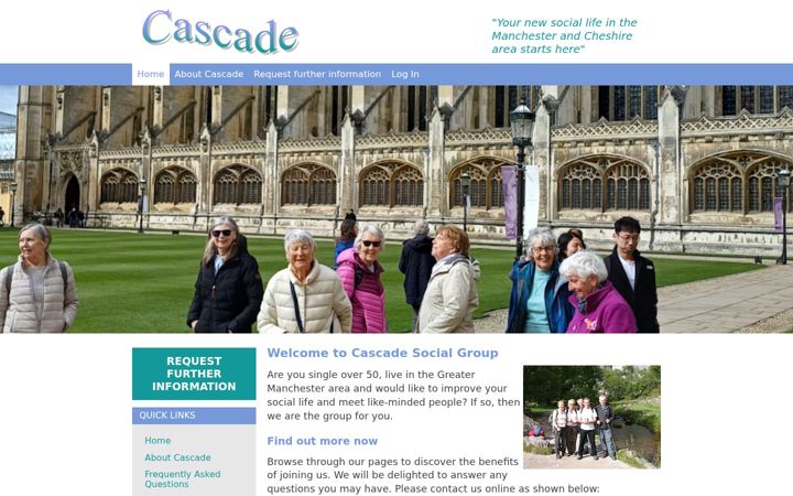 Screenshot of cascadesocialgroup.co.uk
