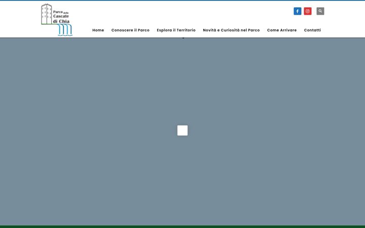 Screenshot of cascatedichia.it