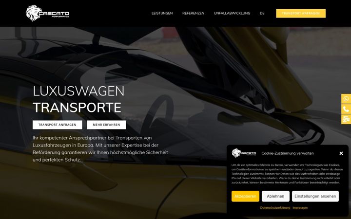 Screenshot of cascato-performance.de
