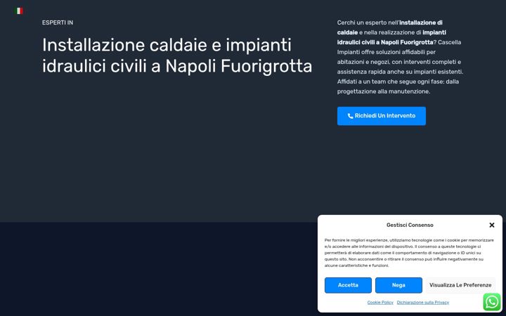 Screenshot of cascellaimpianti.eu