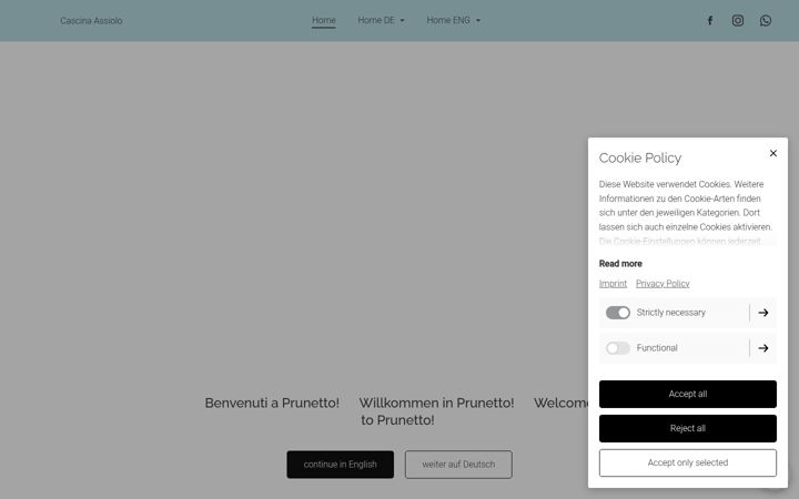 Screenshot of cascina-assiolo.com
