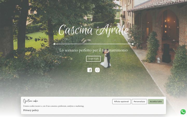 Screenshot of cascinaajrale.com