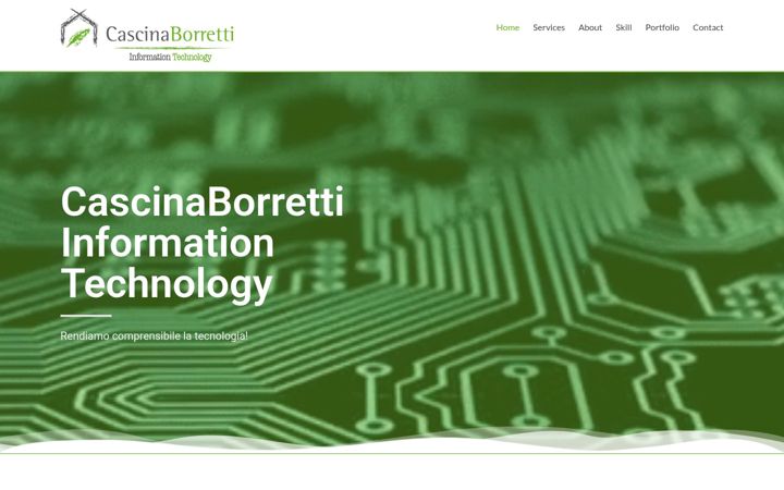Screenshot of cascinaborretti.com