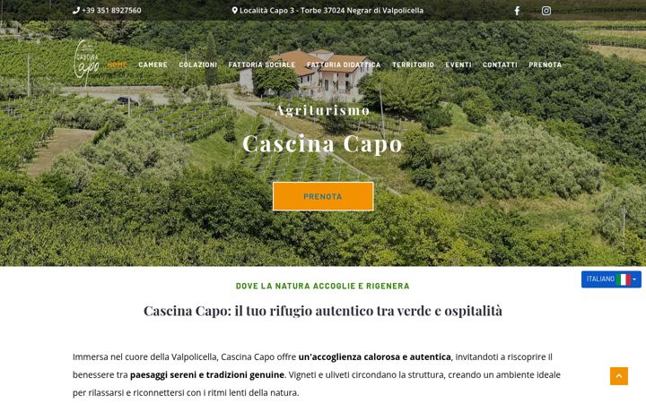 Screenshot of cascinacapo.com