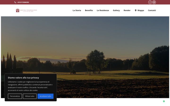 Screenshot of cascinachiariglione.it