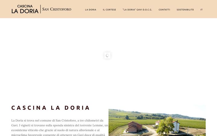 Screenshot of cascinaladoria.it