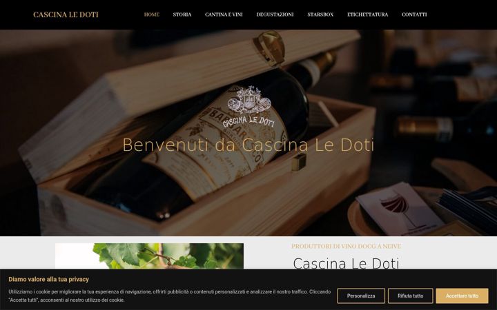 Screenshot of cascinaledoti.it