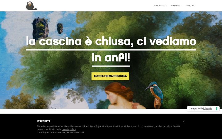 Screenshot of cascinamartesana.com