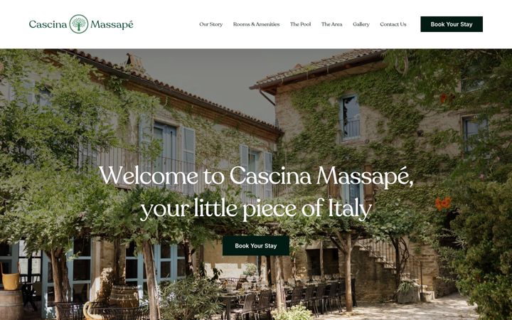 Screenshot of cascinamassape.com