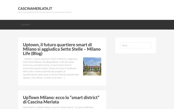 Screenshot of cascinamerlata.it