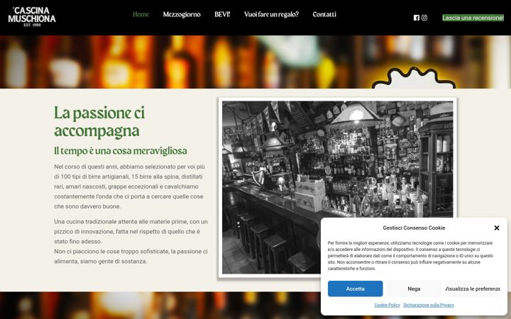 Screenshot of cascinamuschiona.com