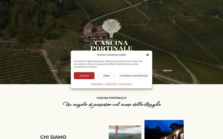 Screenshot of cascinaportinale8.it