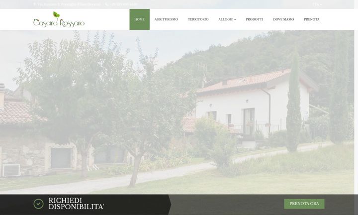 Screenshot of cascinarossano.it