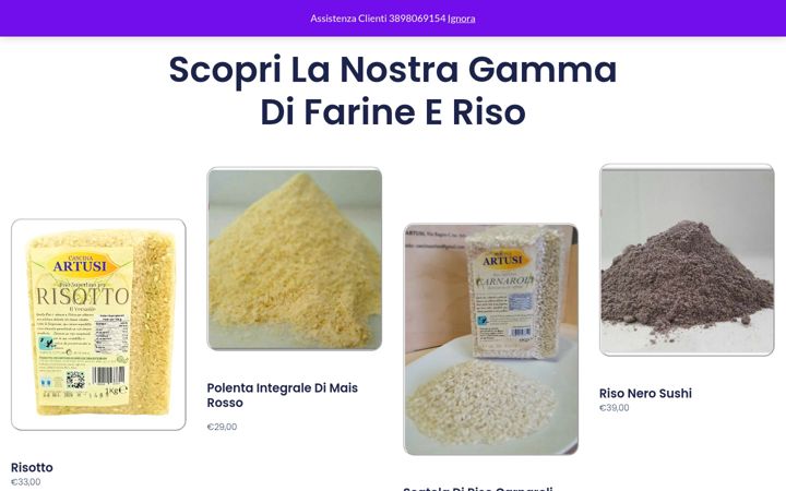 Screenshot of cascinartusi.it