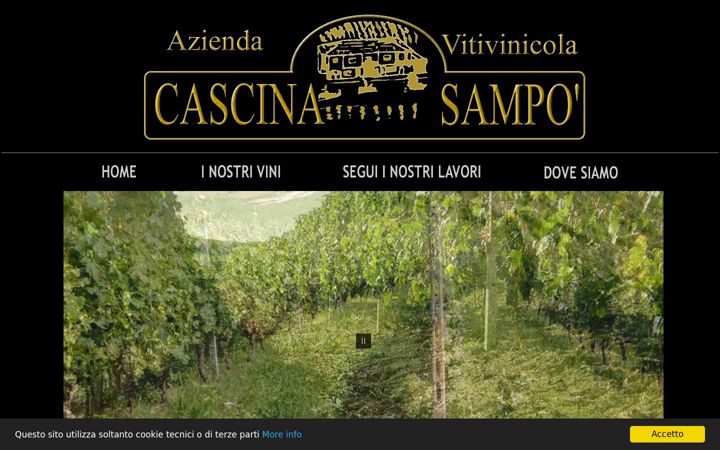 Screenshot of cascinasampo.com