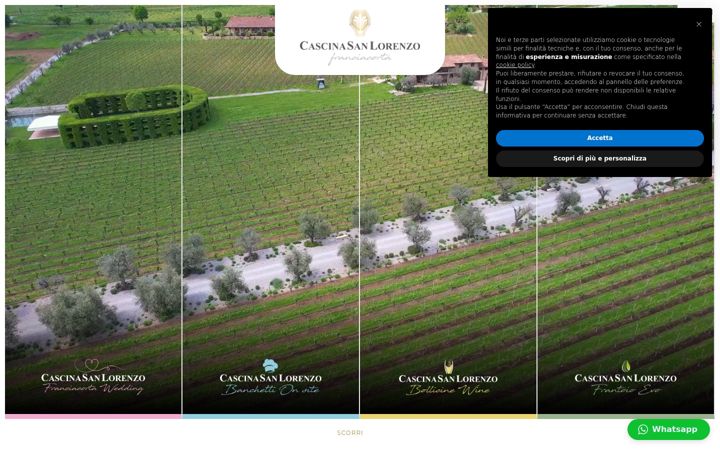 Screenshot of cascinasanlorenzo.com