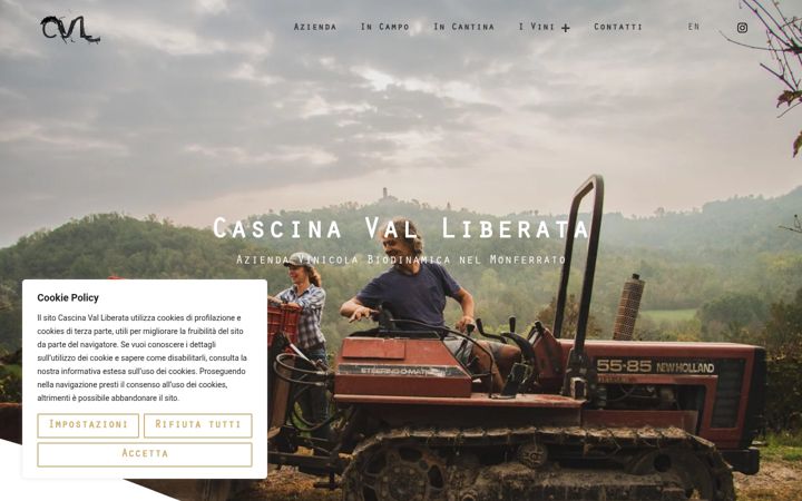 Screenshot of cascinavalliberata.it