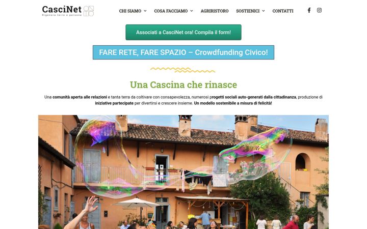 Screenshot ta' cascinet.it