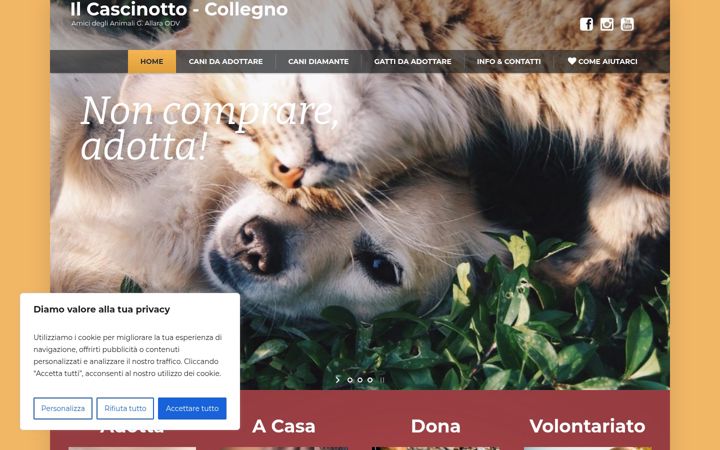 Screenshot di cascinottomagazine.it