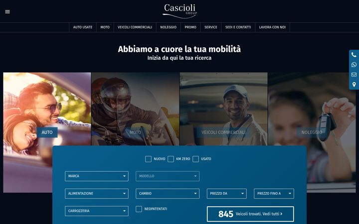 Screenshot di cascioligroup.it