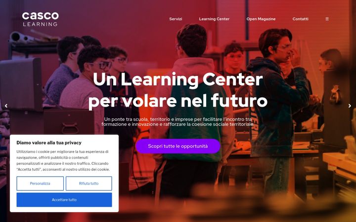 Screenshot di cascolearning.it
