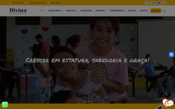Screenshot of casdm.org.br