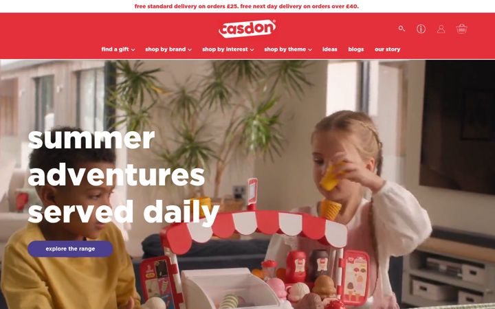 Screenshot of casdon.com