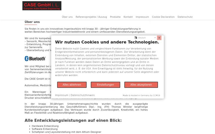 Screenshot of case-gmbh.de