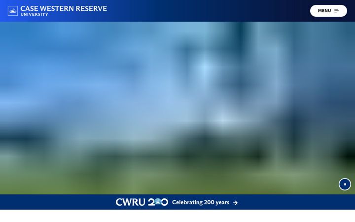 Screenshot van case.edu