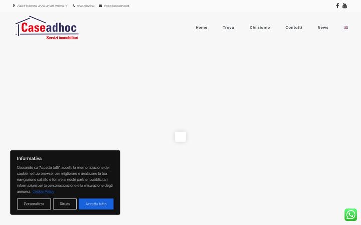 Screenshot di caseadhoc.it