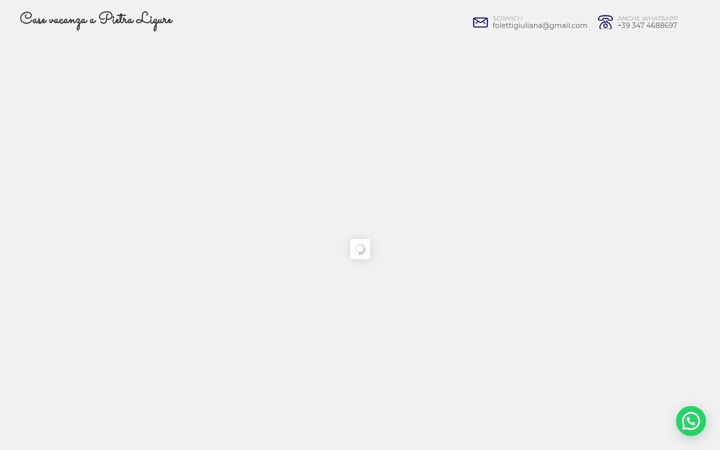 Screenshot of casealmareinliguria.it