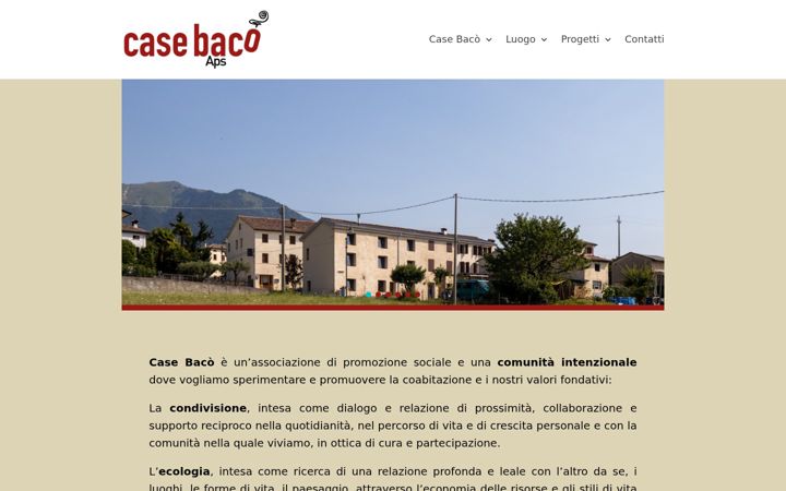 Screenshot of casebaco.it