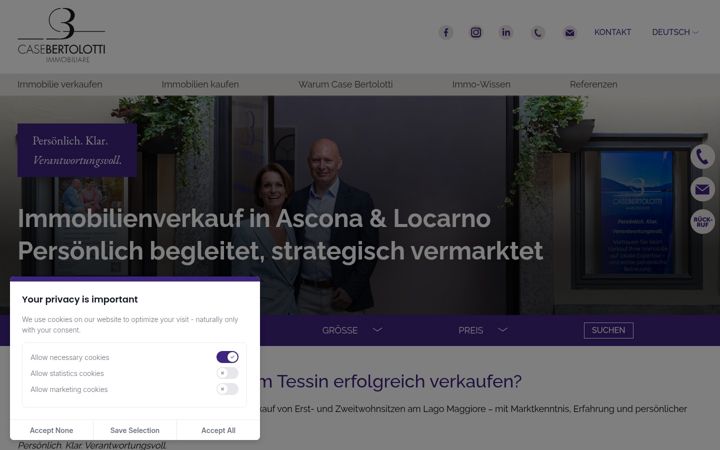 Screenshot of casebertolotti.ch