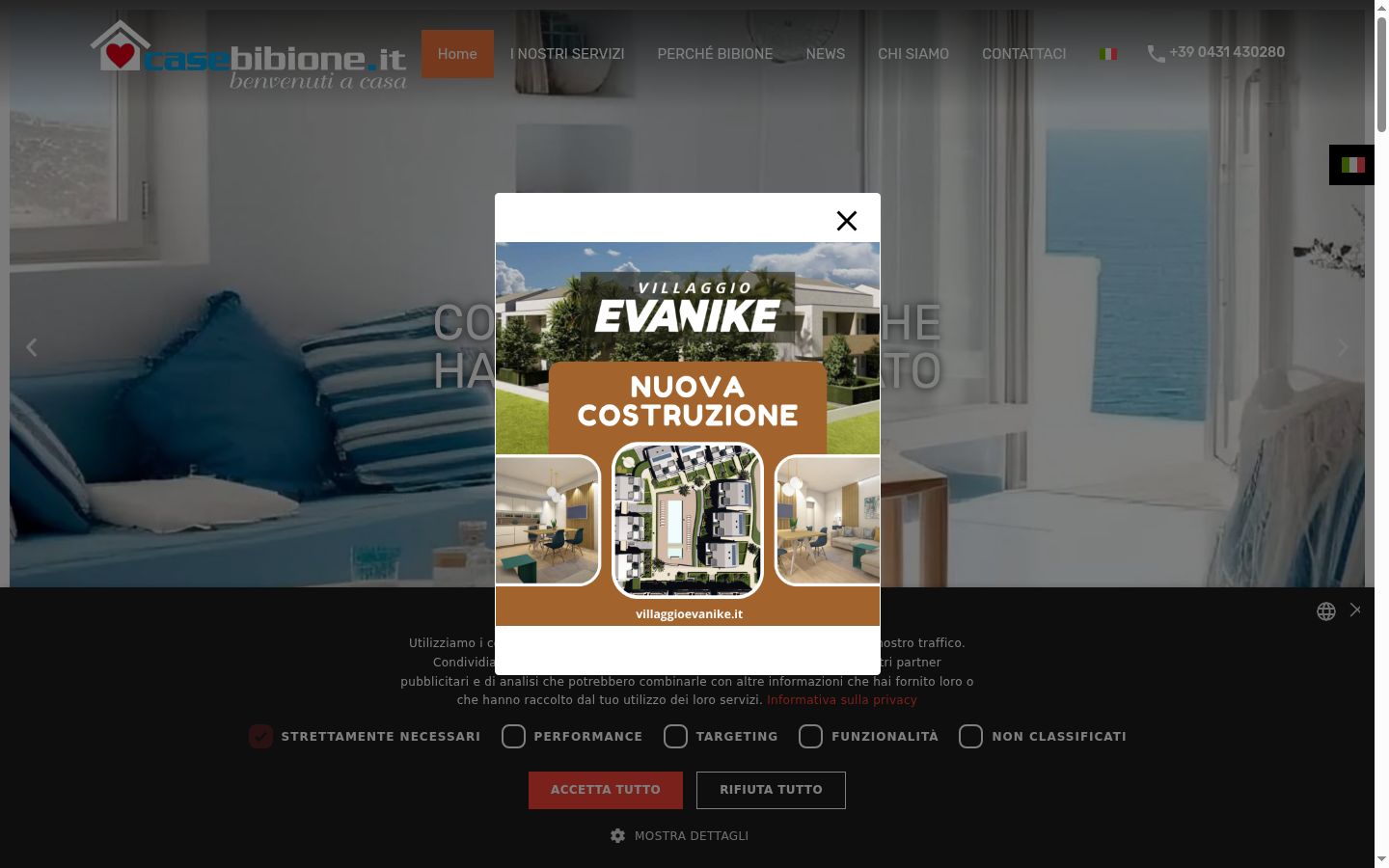 Capture d'écran de la bannière de consentement affichée avant toute interaction