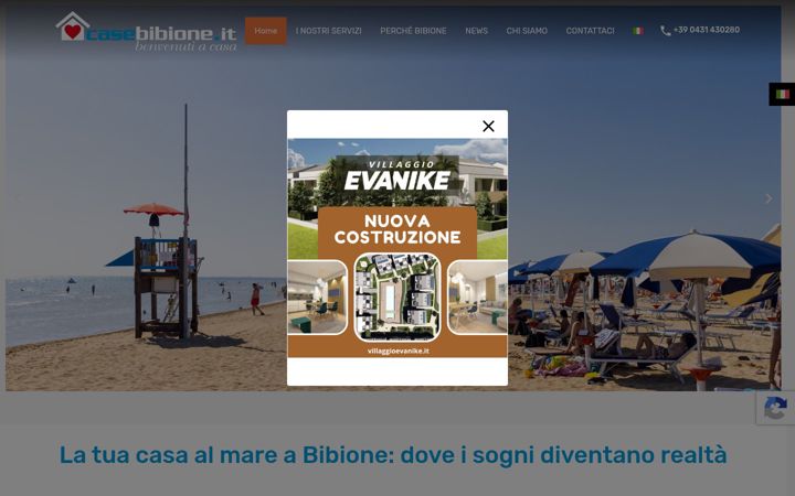 Screenshot di casebibione.it