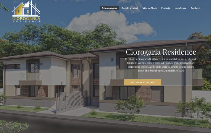 Screenshot of caseciorogarla.ro