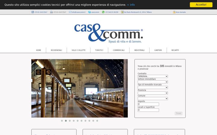 Screenshot of casecomm.it