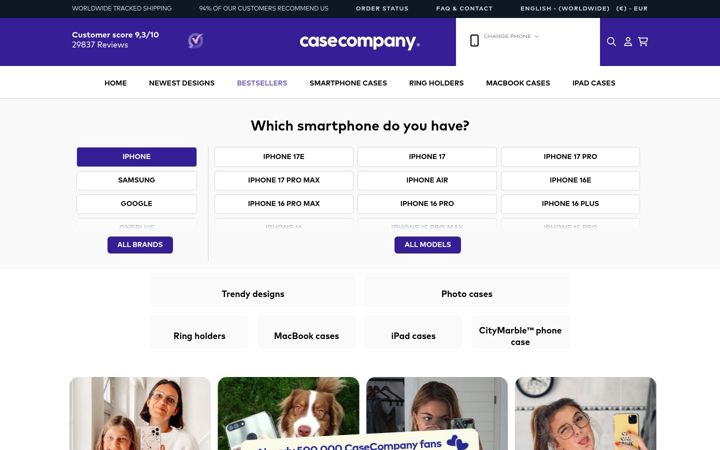 Screenshot of casecompany.world